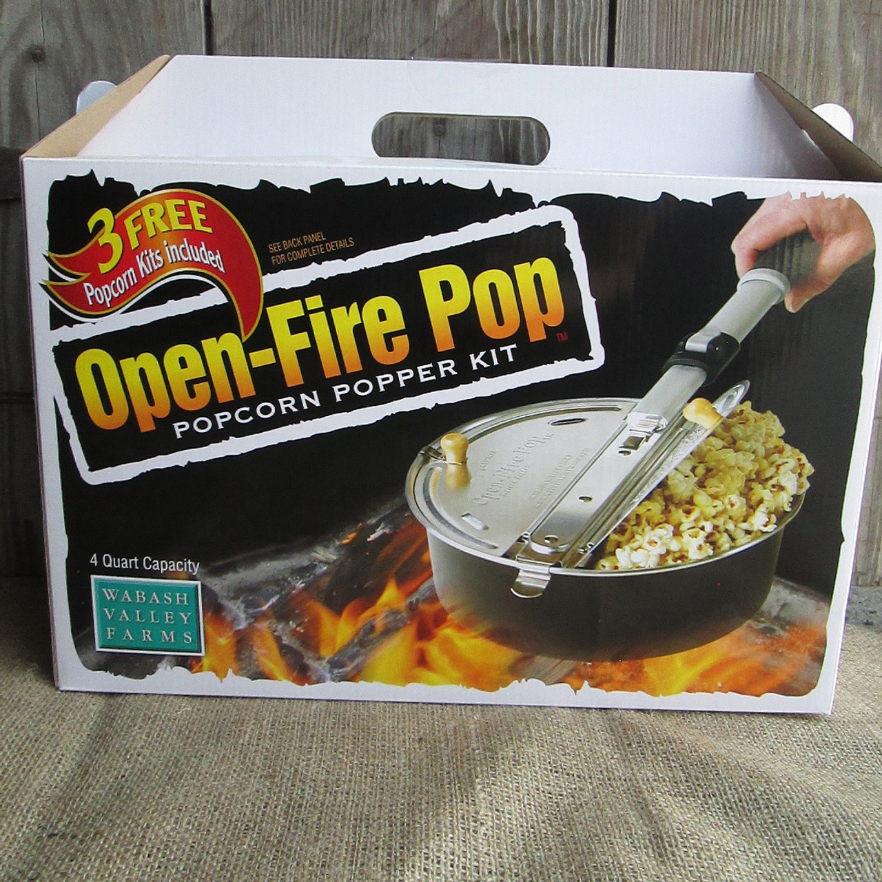 Open Fire Popcorn Popper