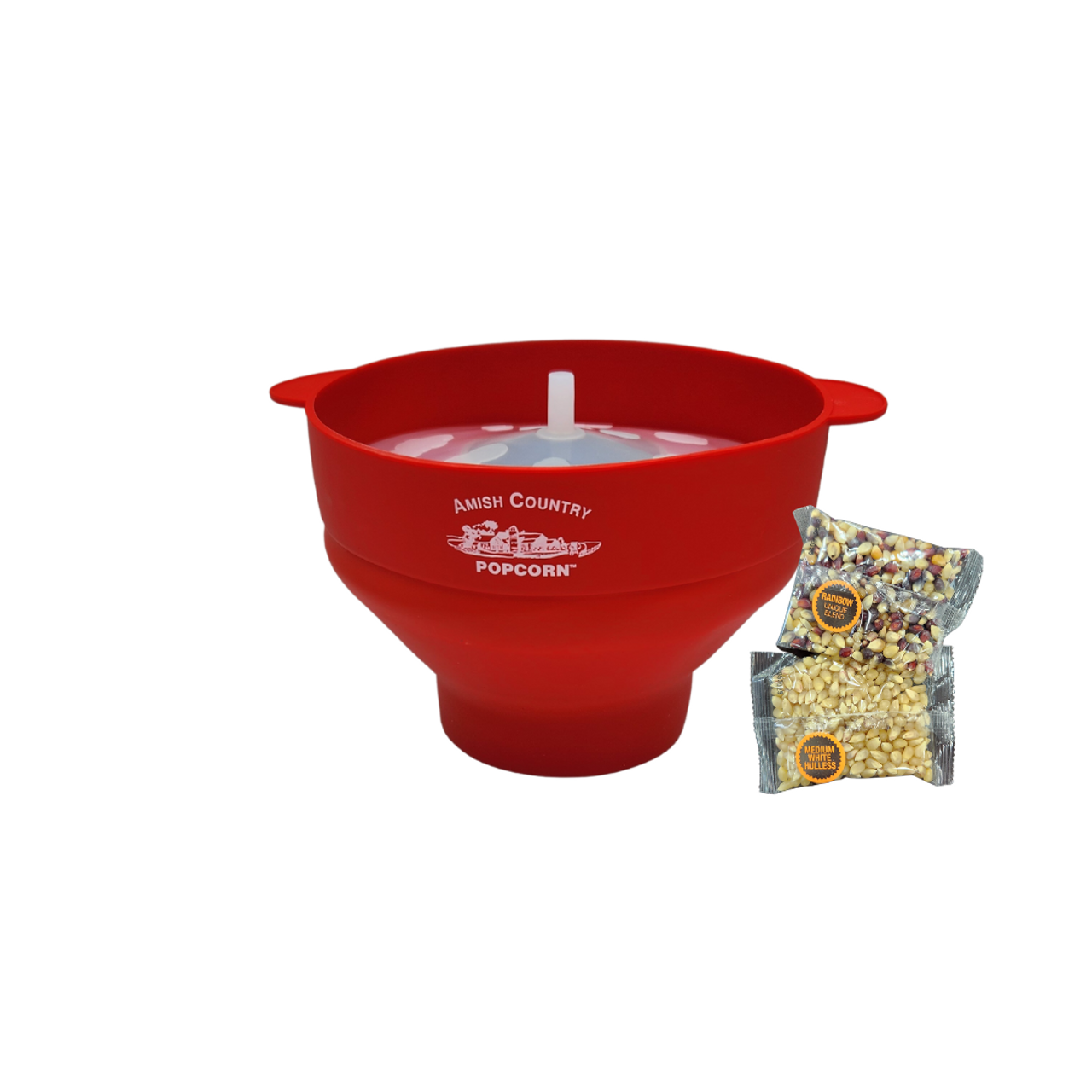 W&P Red Silicone Personal Microwave Popcorn Popper - World Market