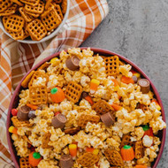 Fall Popcorn Snack Mix