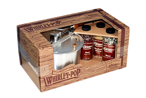 Red Whirley Pop Popcorn Love Gift Set