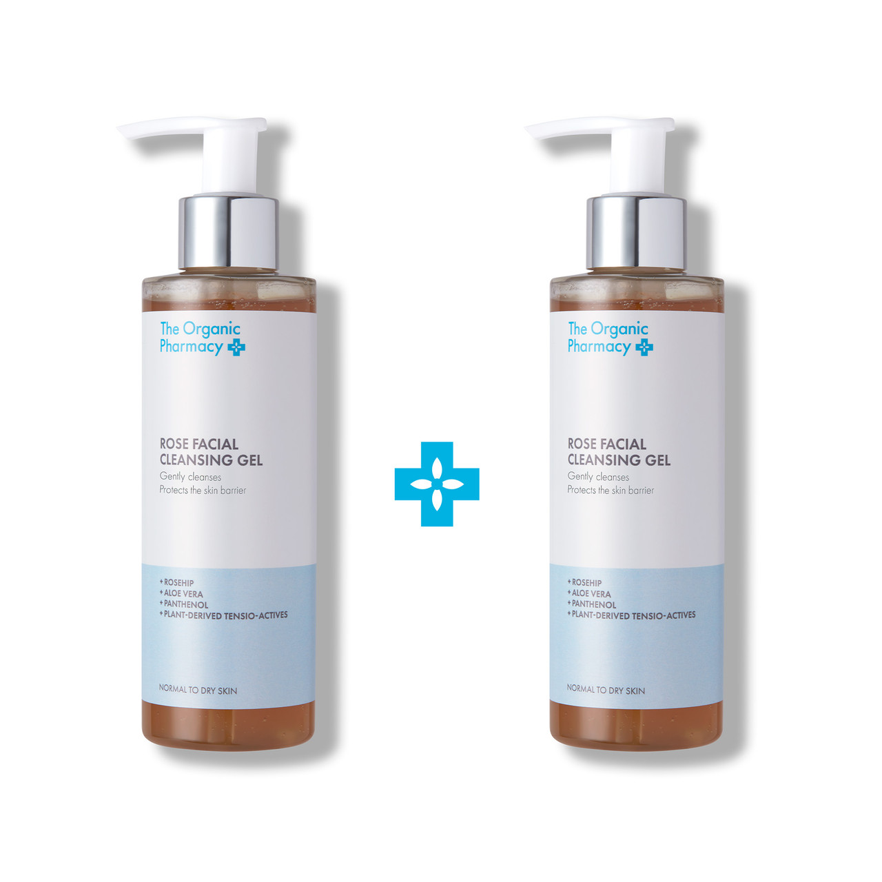 Rose Facial Cleansing Gel Duo