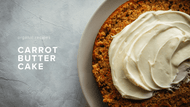 Organic Recipes: Carrot Butter Cake
