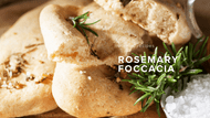 Organic Recipes: Rosemary Foccacia