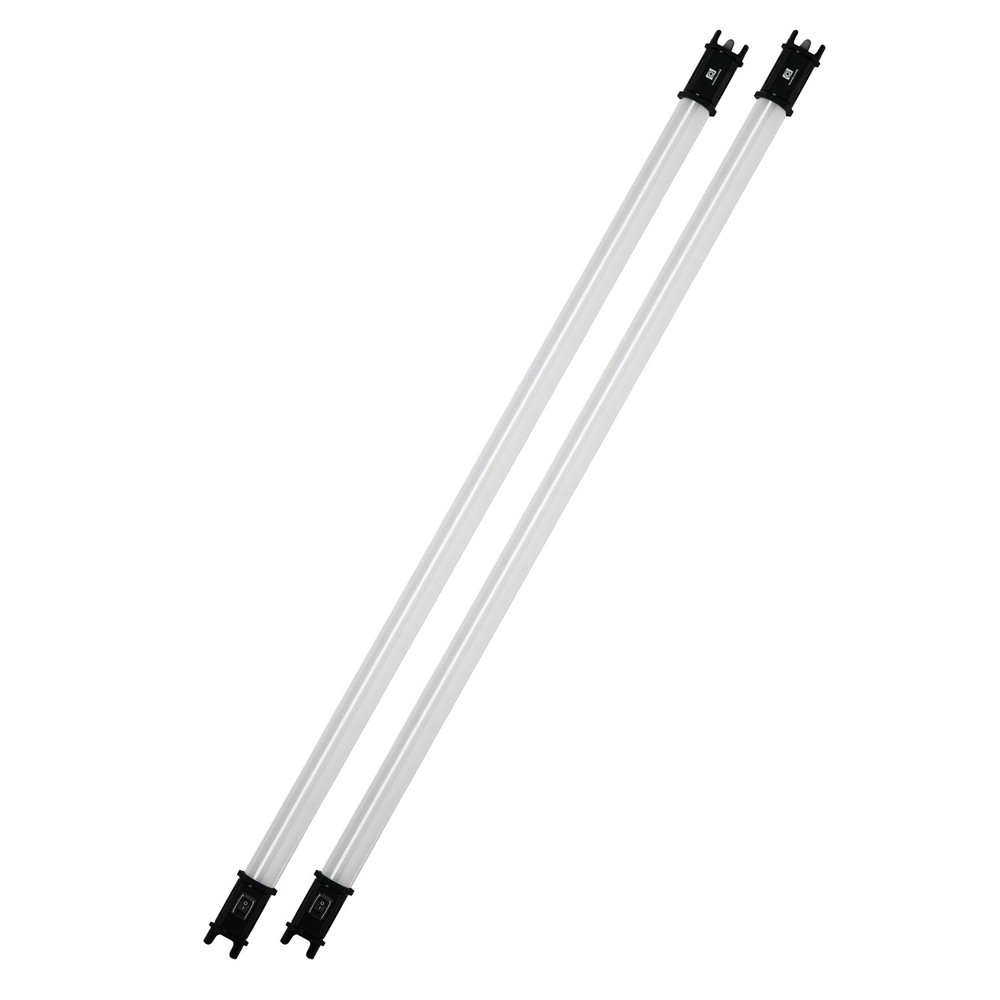 Nanlite PavoTube 30C 4 ft RGBW LED Tube with Internal Battery 2 Light Kit