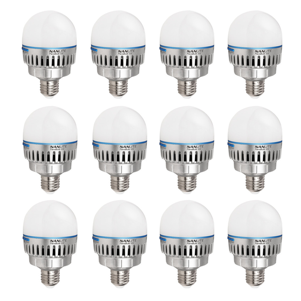 PavoBulb 10C RGBWW LED Bulb 12-Light Kit
