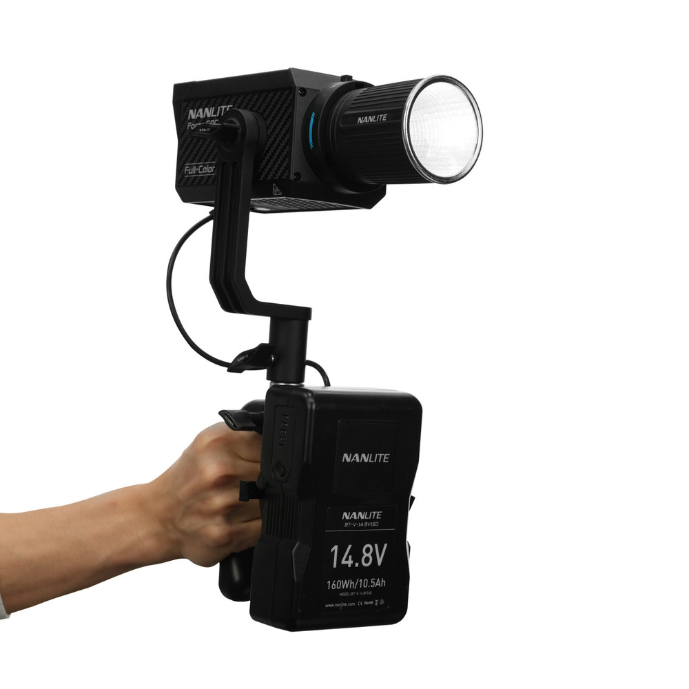 Nanlite Forza 60C RGBLAC LED Monolight Kit Includes Battery Grip and Bowens S-Mount Adapter