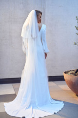 Auckland, NZ supplied. Classic, Plain Ivory or White Blusher Veil Floor & Cathedral. 2M or 3M Length. Auckland, NZ supplied. Classic, Plain Ivory or White Blusher Veil Floor & Cathedral. 2M or 3M Length.
