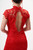 Auckland, NZ wedding dress, gown.  Tea Ceremony Modern Sexy Open Backless, Back Floral Lace, Red Dress, A Line Cheongsam, Qipao. Chinese Culture - Close Up