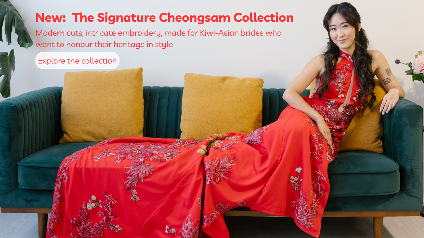 signature cheongsam collection, qipao, only boutique red dress, auckland, nz
