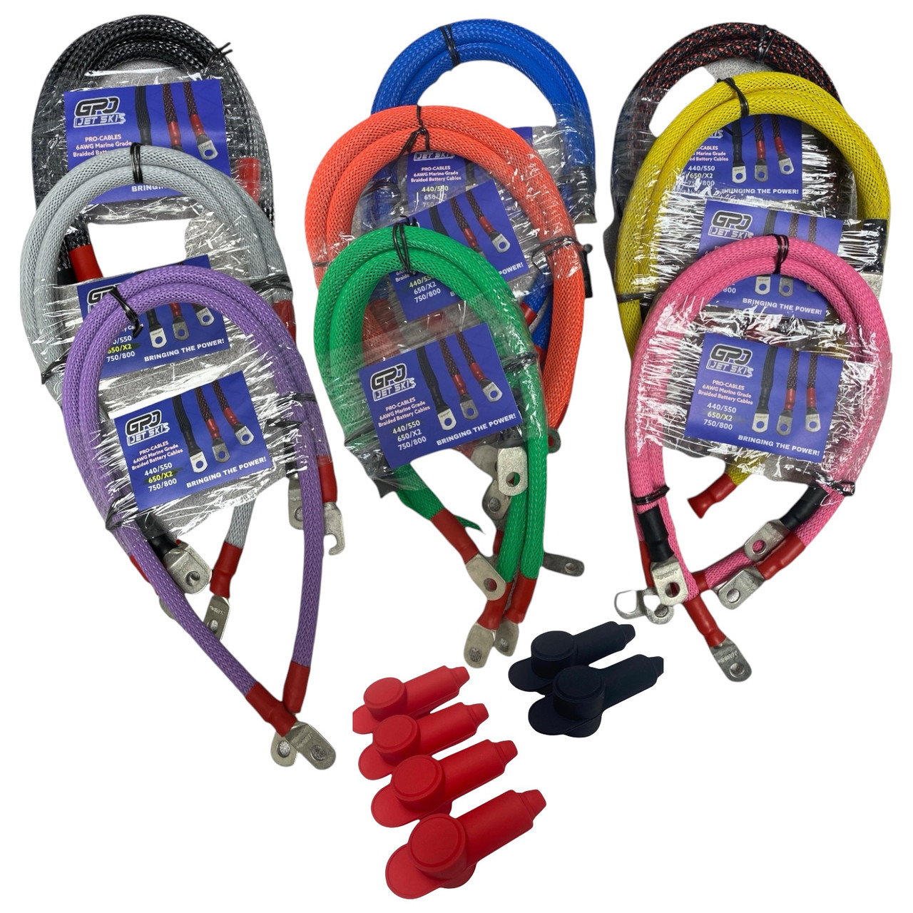 PRO-CABLES Kawasaki X2 Marine Battery Cable Package