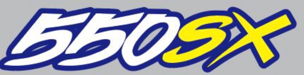 Kawasaki 550SX Stickers (Set of 8)