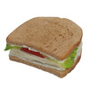 Prop Half Turkey Sandwich on Wheat Bread