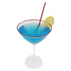 Realistic Fluorescent Deep Blue Sea Martini