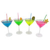 Fake Deluxe Fluorescent 4 Piece Martini Set