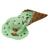 Realistic Deluxe Waffle Mint Cone Spill