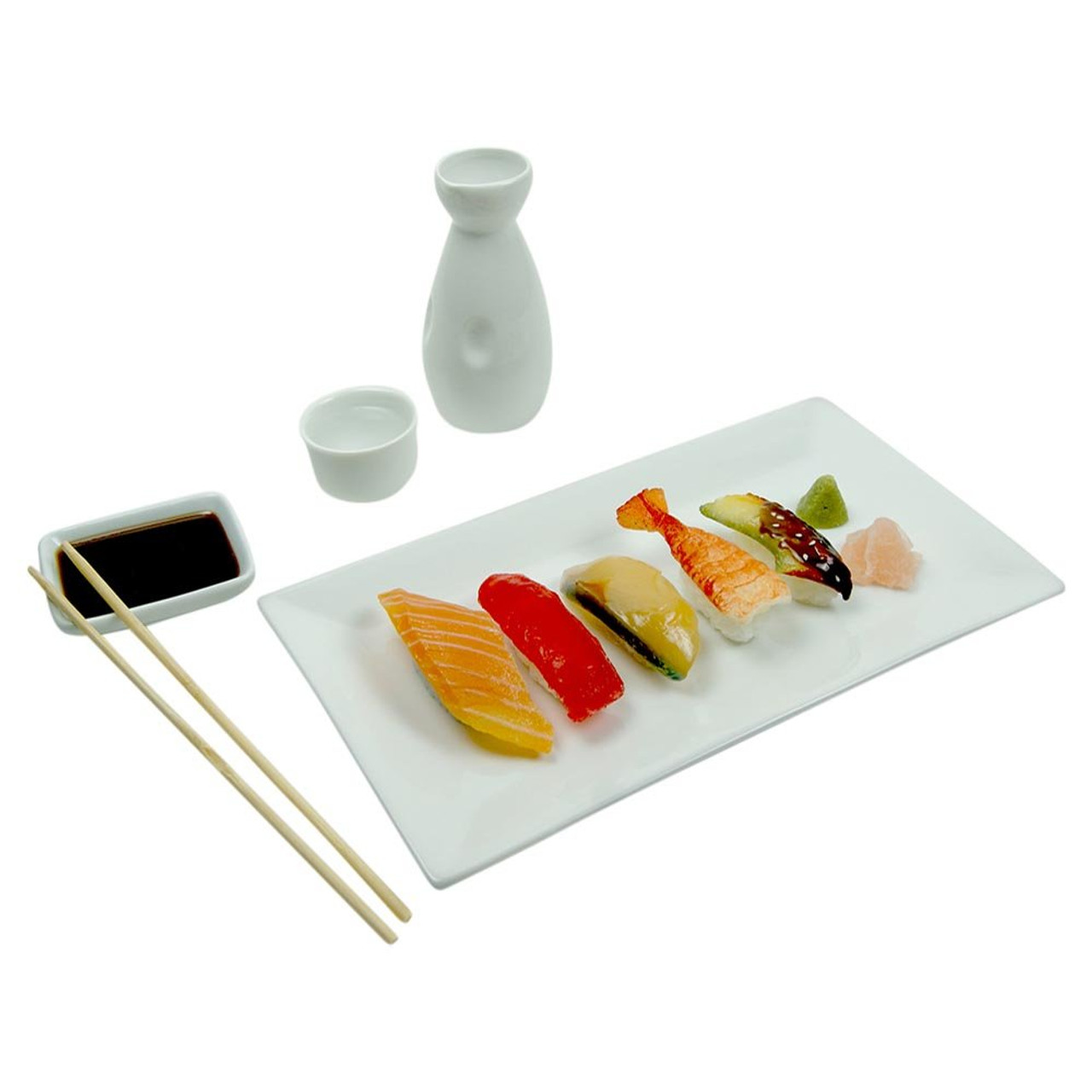 Sushi Plate Set, Iga Finish