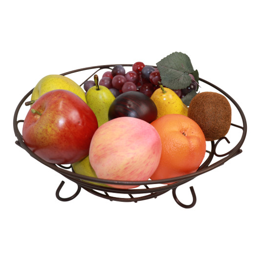 Fruit Assortment In Wire Bowl