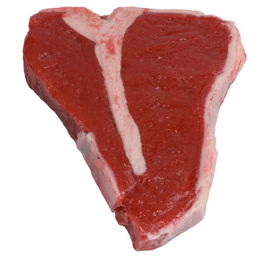 Display Raw T-Bone Steak
