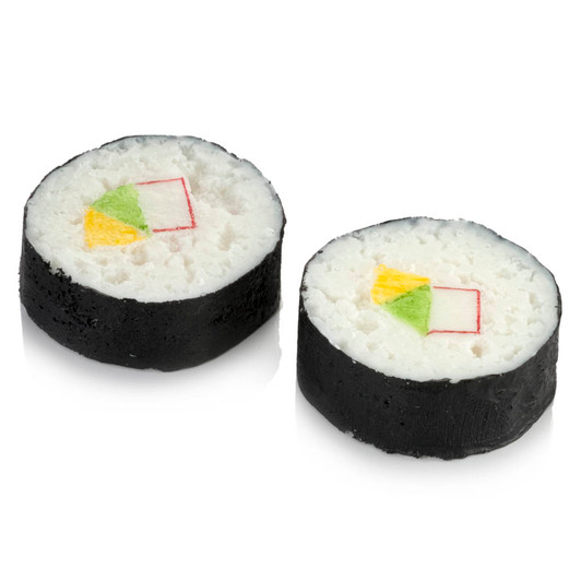 Super Realistic Jumbo California Roll - (futo Kariforunia-maki) - (pack Of 2)