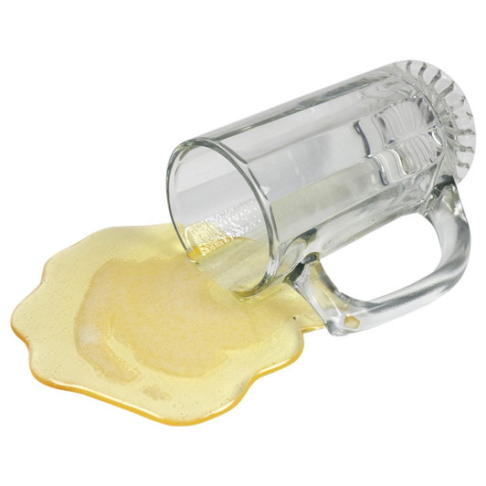 Fake Beer Mug Spill