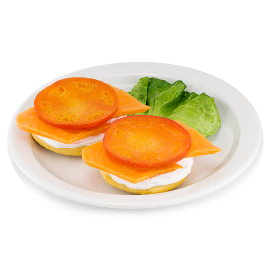 Breakfast Plate - Lox, Bagel And Cream Cheese