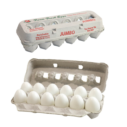 Dozen White Fake Eggs