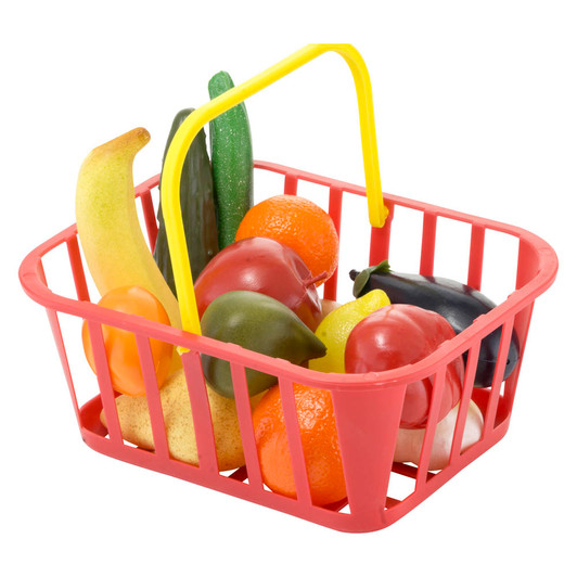 ArtCreativity Pretend Play Food Set, Fake Vegetable Basket for