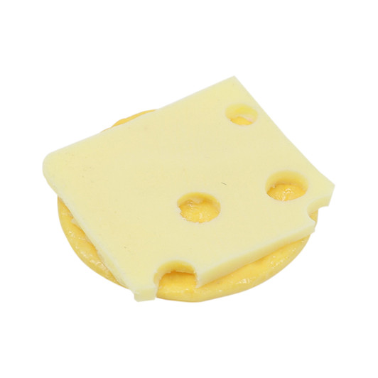 Cracker with Swiss Cheese 