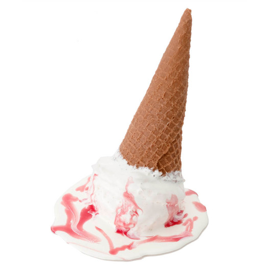 Fake Ice Cream Strawberry Spill