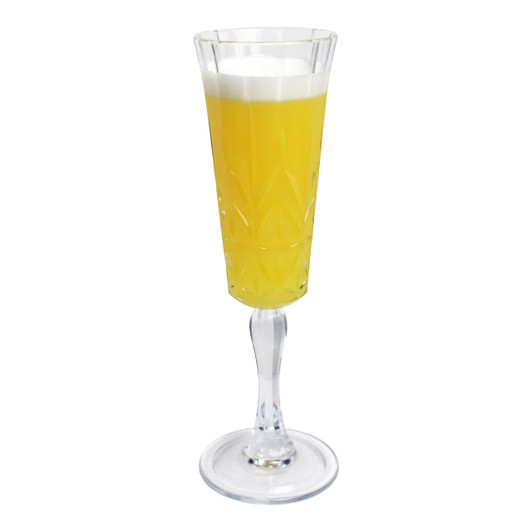 Fake Mimosa in Royal Stem Glass