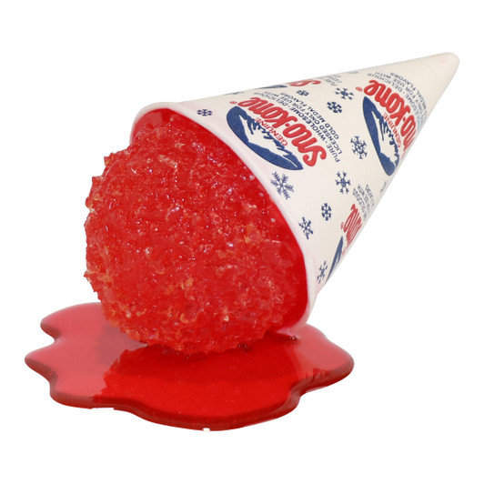 Fake Red Snow Cone Spill