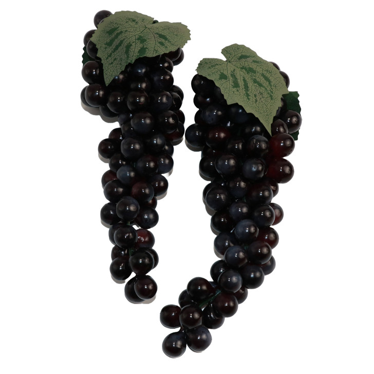 Fake Purple Grapes Long Bunch (Pack of 2)
