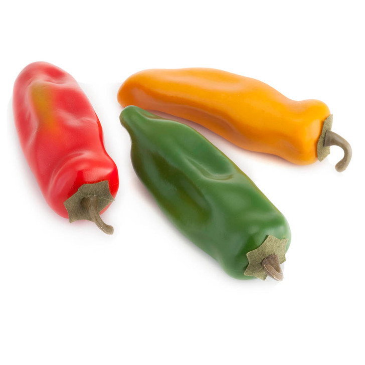 Chili Peppers Assorted (pk Of 3)