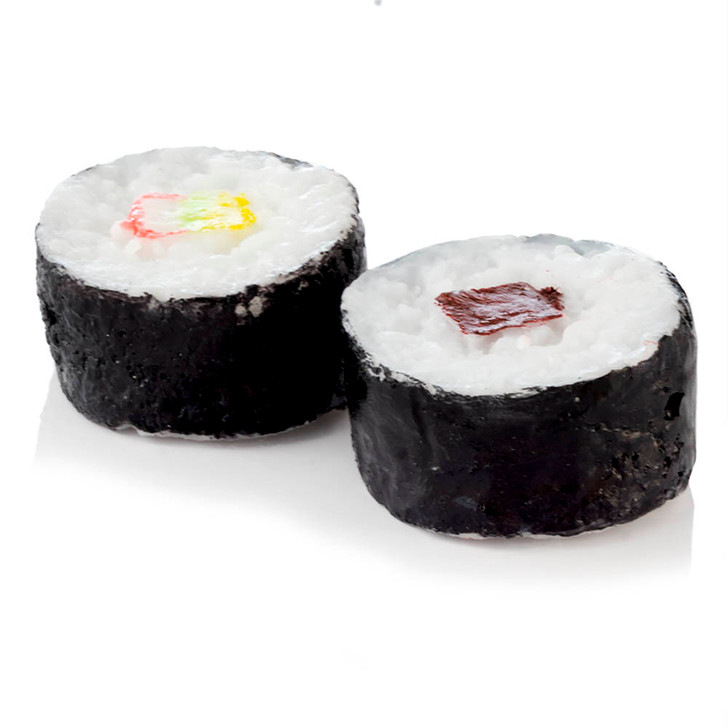 Super Realistic Reversible Tuna / California Roll - (negi Maki / Kariforunia-maki) Sushi (pk Of 2)