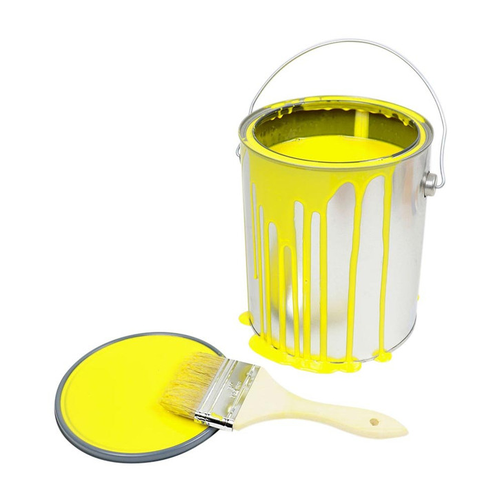 Paint Can - Yellow - Spilled