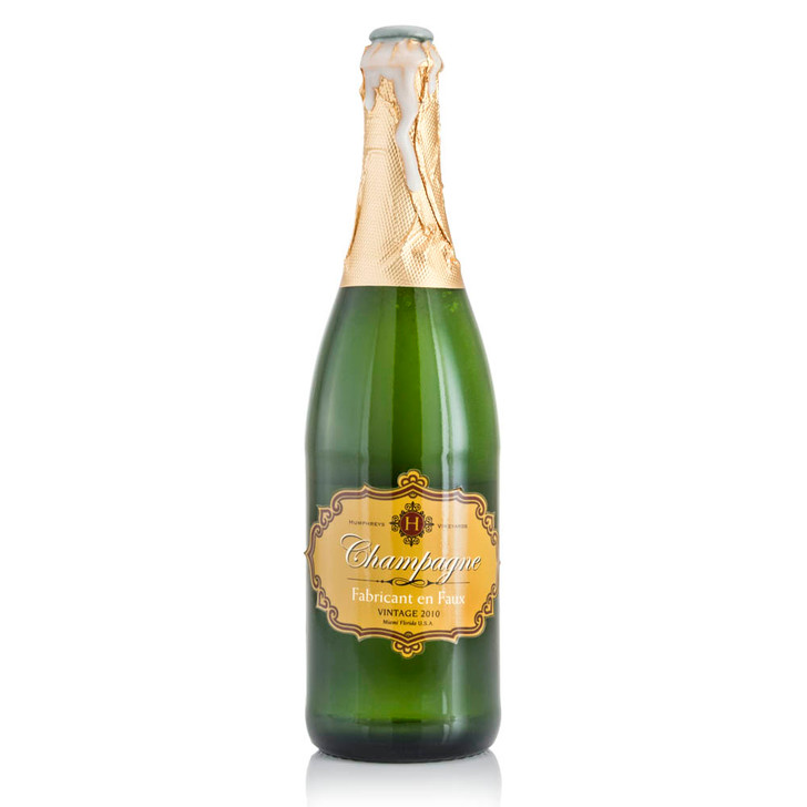 Champagne Bottle - Frosted