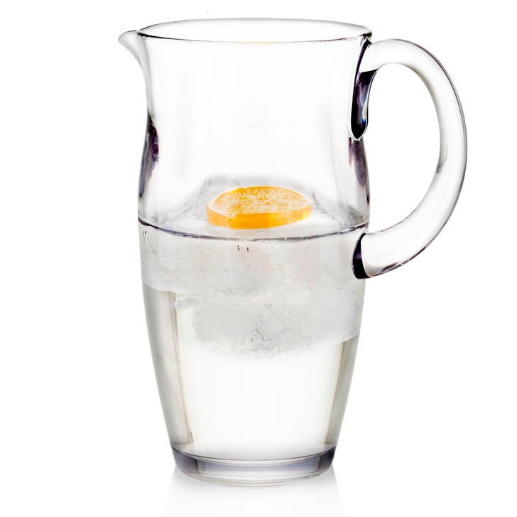 Iced Water In Unbreakable Poly-carbonate Pitcher