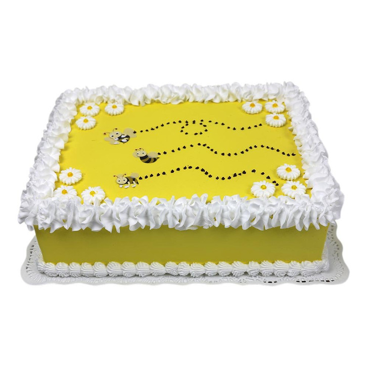 Bumble Bee Sheet Cake