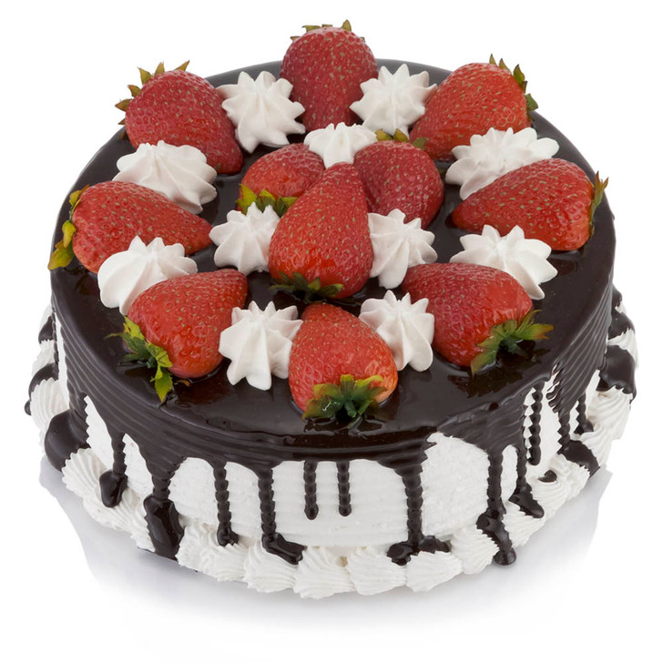 Chocolate Strawberry Ice Cream Cake