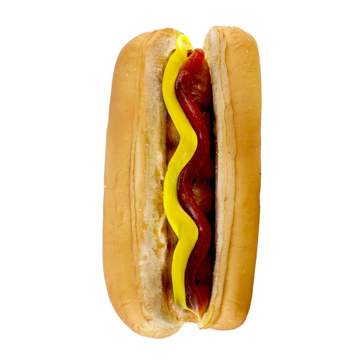 Hot Dog On Bun Magnet