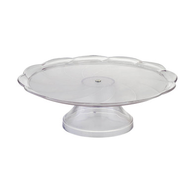 Fake Acrylic Pedestal Cake Platter