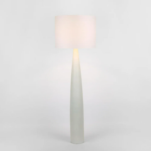 Samson Floor Lamp Base White with Shade White Samson Floor Lamp Base White with Shade White
