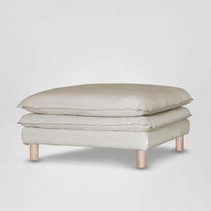 Aura Ottoman Base With Cover Natural Aura Ottoman Base With Cover Natural