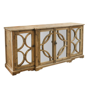 Kensington Mirror Sideboard natural reclaimed timber