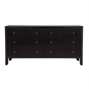Ariana 6 Drawer Chest - Black Ariana 6 Drawer Chest - Black
