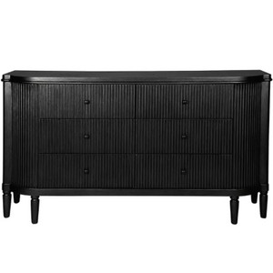 Arielle 6 Drawer Chest - Black
