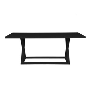 Deccan Dining Table - 1.6m Black Deccan Dining Table - 1.6m Black