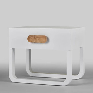 Norma Bedside Table - White Norma Bedside Table - White