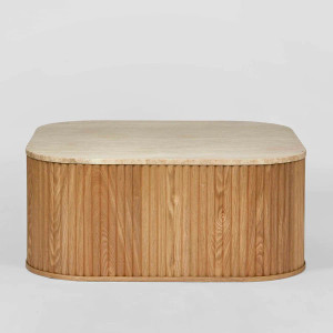 Travertine Oak Coffee Table Travertine Oak Coffee Table