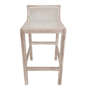 Amalfi Natural Elm And Rattan Bar Stool Amalfi Natural Elm And Rattan Bar Stool